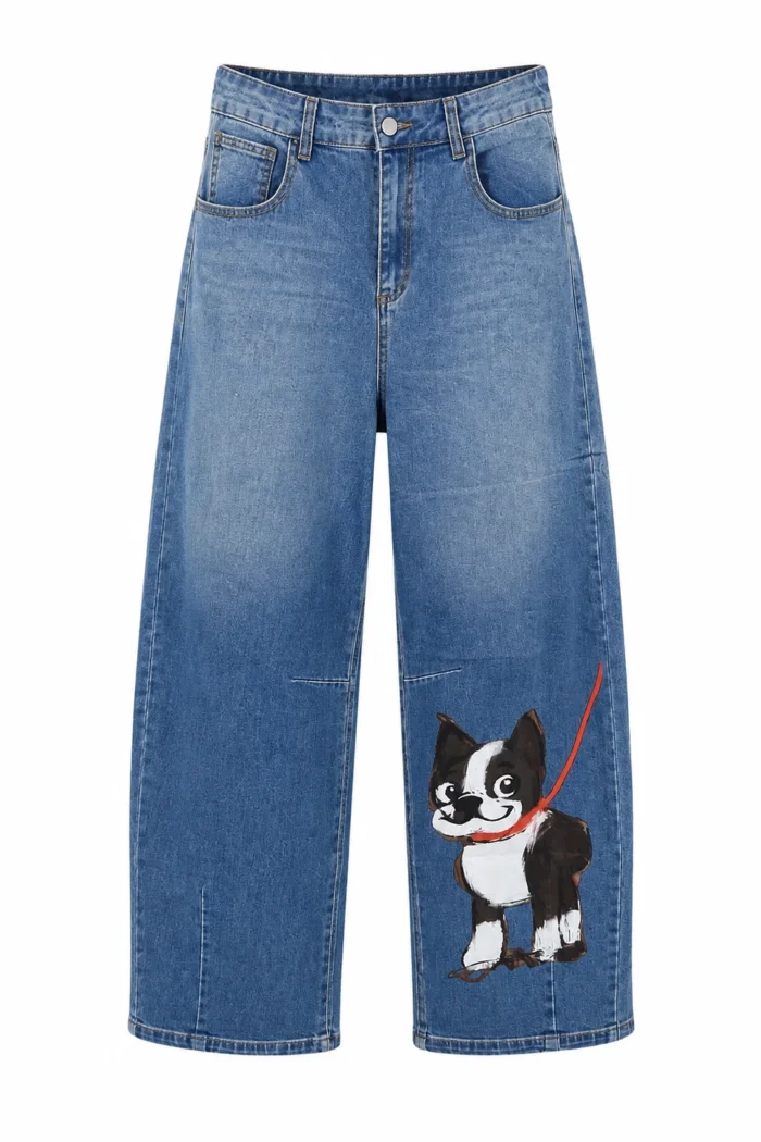 JEANS CON EMOJI PERRO