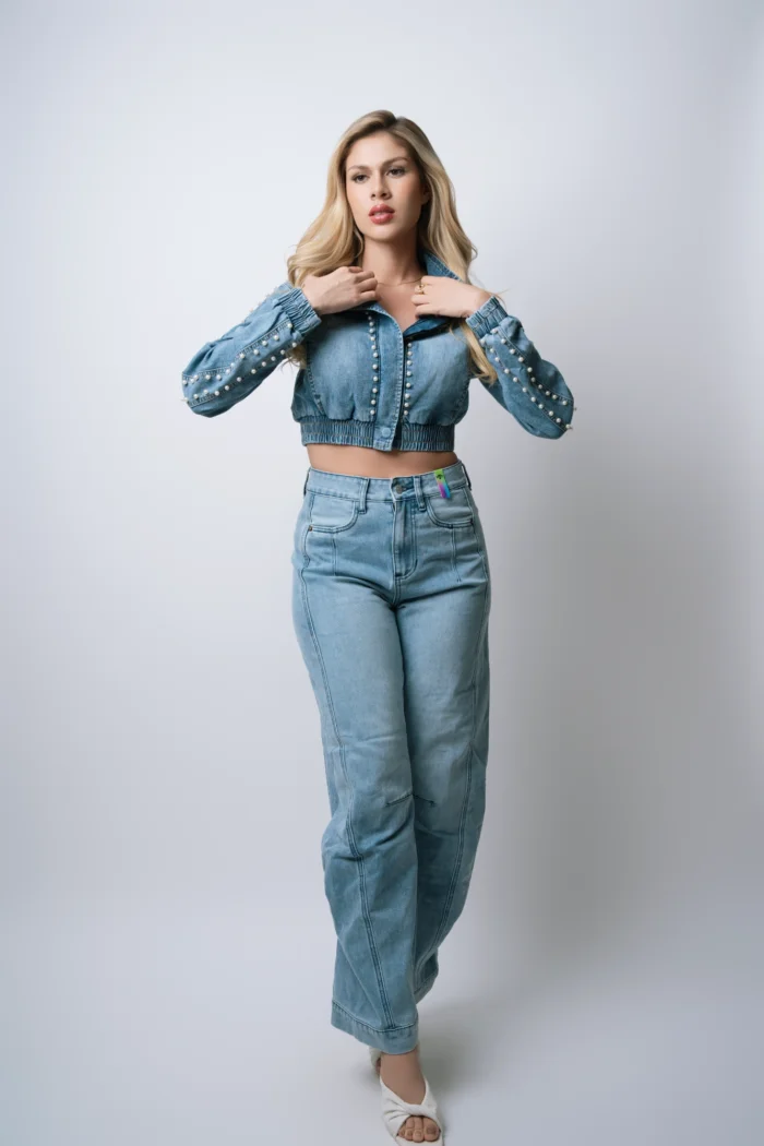 CHAQUETA CORTA JEANS